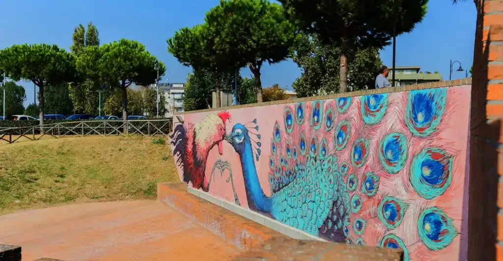 murale del pavone